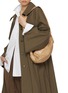 Figure View - Click To Enlarge - LEMAIRE - Small Soft Croissant Paper Leather Crossbody Bag