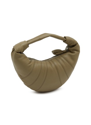 Detail View - Click To Enlarge - LEMAIRE - Mini Fortune Croissant Leather Shoulder Bag