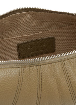 Detail View - Click To Enlarge - LEMAIRE - Mini Fortune Croissant Leather Shoulder Bag