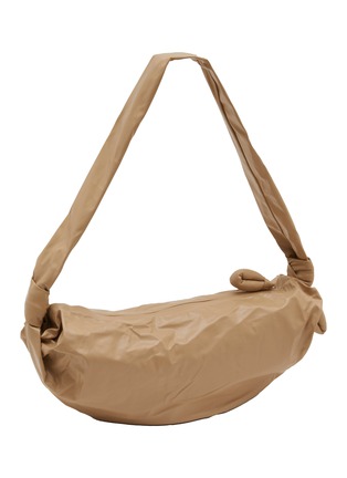 Detail View - Click To Enlarge - LEMAIRE - Medium Soft Croissant Paper Leather Crossbody Bag