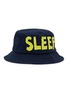 JW ANDERSON Real Sleep' Slogan Canvas Bucket Hat