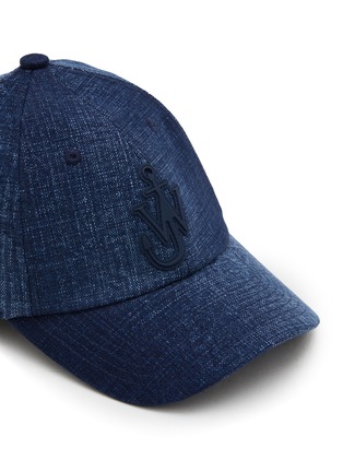 Detail View - Click To Enlarge - JW ANDERSON - Acid Wash Denim Baseball Cap