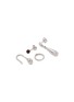  - LEMAIRE - Rhodium Silver Earrings — Set of 4