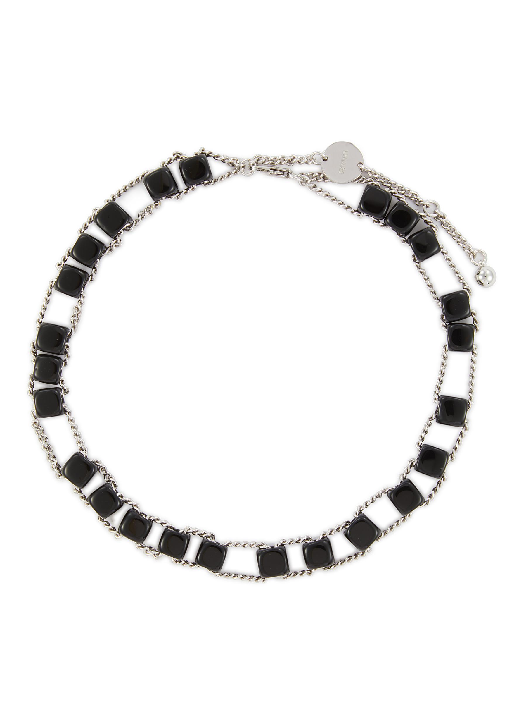 【はこぽす対応商品】 | LEMAIRE Abacus Crawford Lane | Women | Necklace Brass Onyx アクセサリー