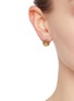 Figure View - Click To Enlarge - LEMAIRE - Abacus Brass Earrings