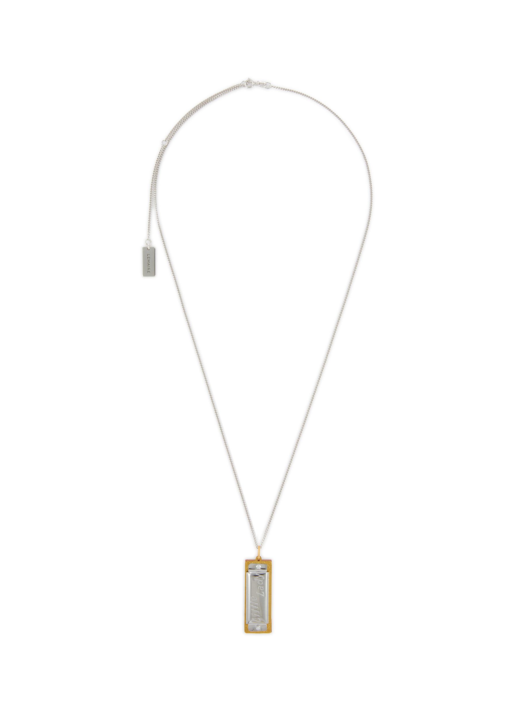 LEMAIRE | Harmonica Silver Necklace | Women | Lane Crawford