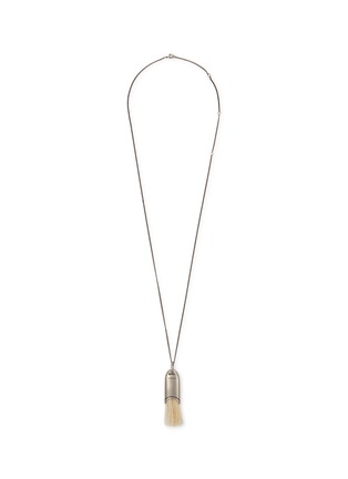 Main View - Click To Enlarge - LEMAIRE - Personal Brush Brass Necklace