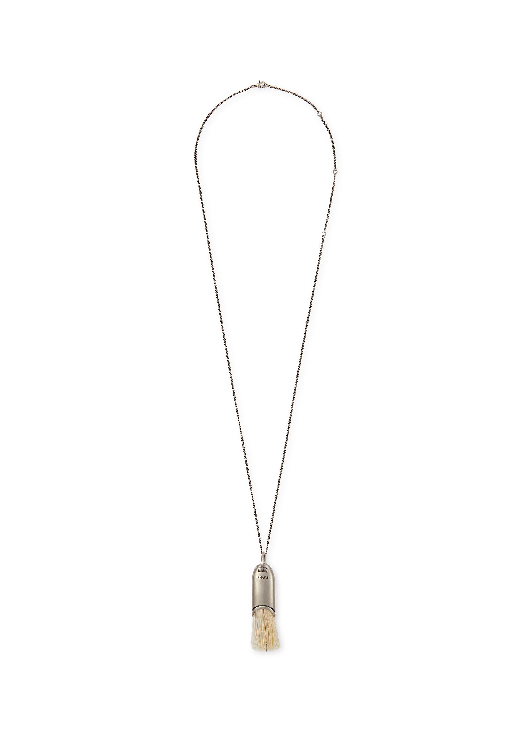 アクセサリー LEMAIRE Personal Brush Necklace LEMAIRE: Personal Brush ネックレス | SSENSE 日本