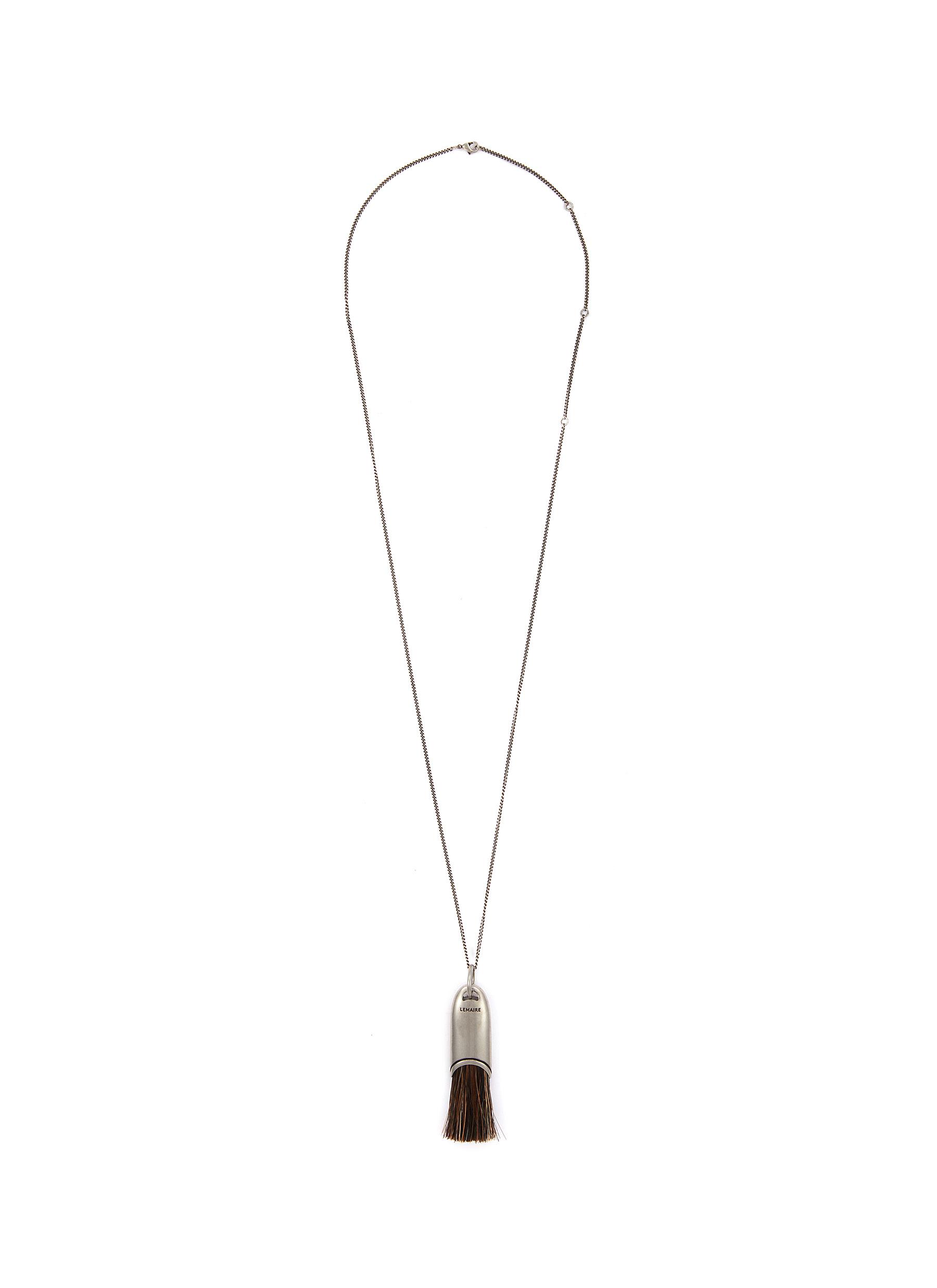 LEMAIRE | Personal Brush Brass Necklace | Women | Lane Crawford