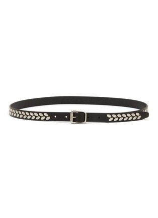Main View - Click To Enlarge - LEMAIRE - Almond Stud Leather Belt