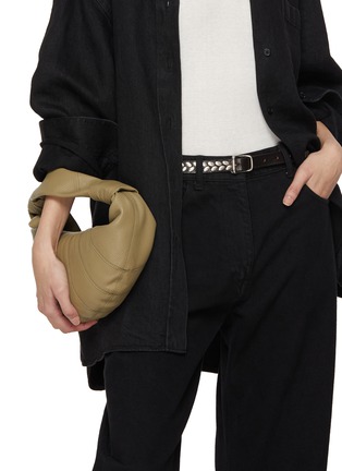 Figure View - Click To Enlarge - LEMAIRE - Almond Stud Leather Belt