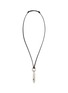 LEMAIRE Acme Whistle Leather Silver Plated Brass Necklace