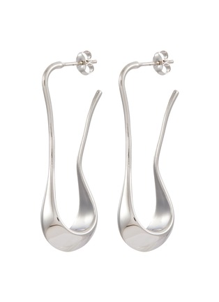 Main View - Click To Enlarge - LEMAIRE - Rhodium Silver Drop Earrings