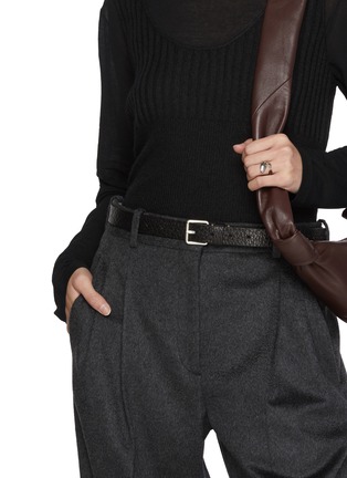 Figure View - Click To Enlarge - LEMAIRE - Reversed Leather Belt