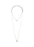 LEMAIRE Abacus Bolo Tie Silver Plated Brass Necklace