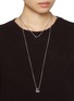 Figure View - Click To Enlarge - LEMAIRE - Abacus Bolo Tie Silver Plated Brass Necklace