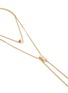 Detail View - Click To Enlarge - LEMAIRE - Abacus Bolo Tie Brass Necklace