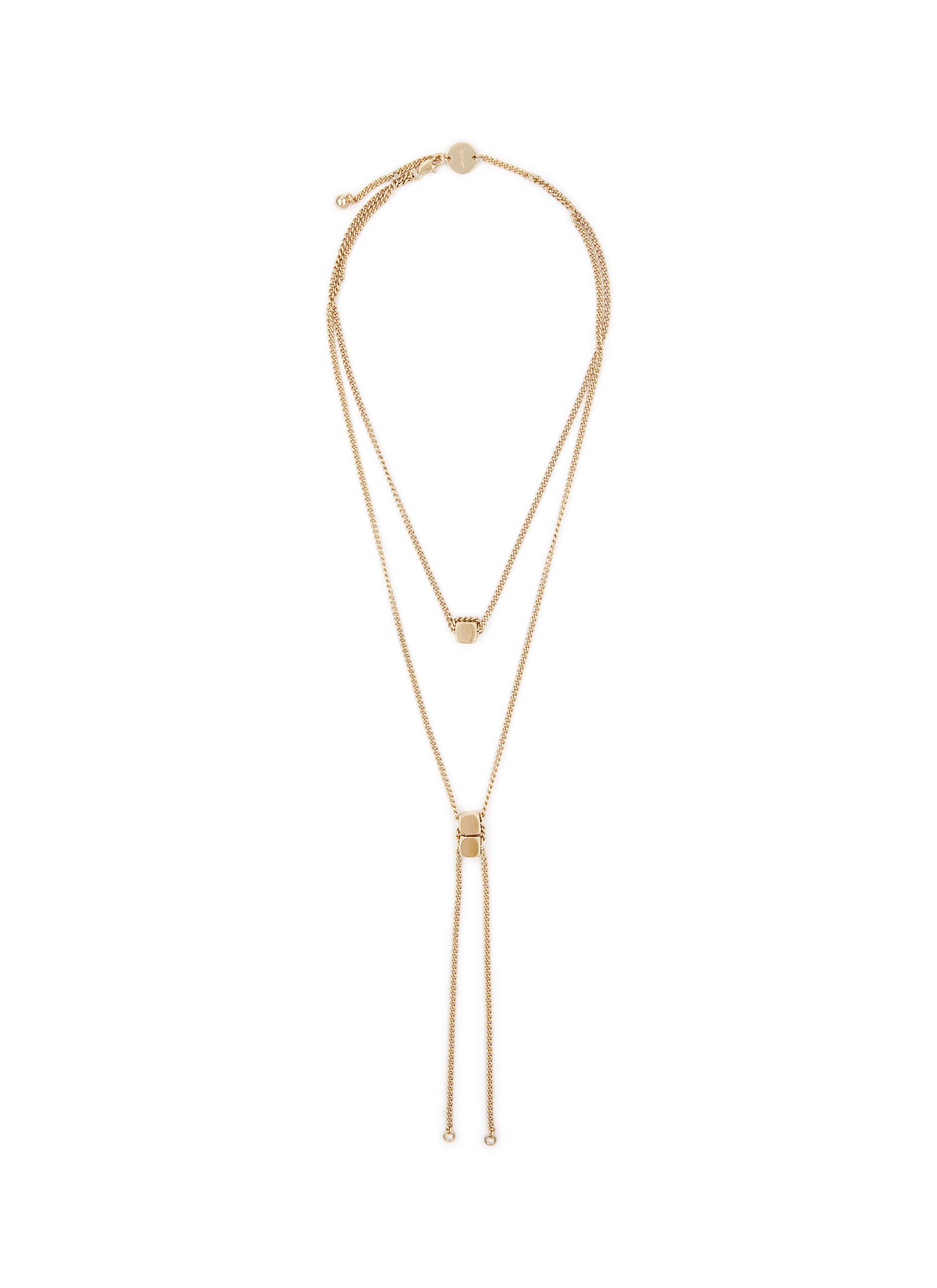 【関税込み】LEMAIRE ゴールド Abacus Bolo Tie ネックレス LEMAIRE | Abacus Bolo Tie Brass Necklace | Women | Lane Crawford