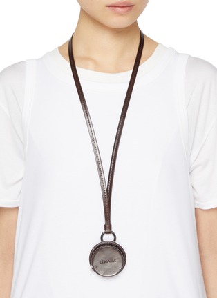 Figure View - Click To Enlarge - LEMAIRE - Molded Tape Leather Necklace