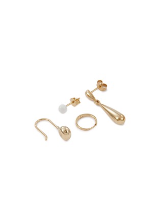  - LEMAIRE - Gold Plated Silver Earrings — Set of 4