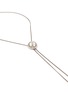 Detail View - Click To Enlarge - LEMAIRE - Rattle Bolo Tie Silver Plated Brass Necklace