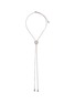 Main View - Click To Enlarge - LEMAIRE - Rattle Bolo Tie Silver Plated Brass Necklace