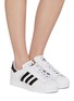 Figure View - Click To Enlarge - ADIDAS - Superstar II Low Top Women's Sneakers