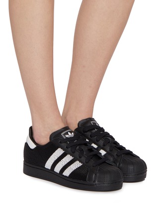 Figure View - Click To Enlarge - ADIDAS - Superstar II Beaded Women's Sneakers