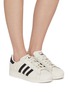 Figure View - Click To Enlarge - ADIDAS - Superstar II Low Top Women's Sneakers