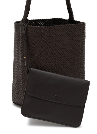 Detail View - Click To Enlarge - THE ROW - Medium N/S Park Woven Leather Tote Bag