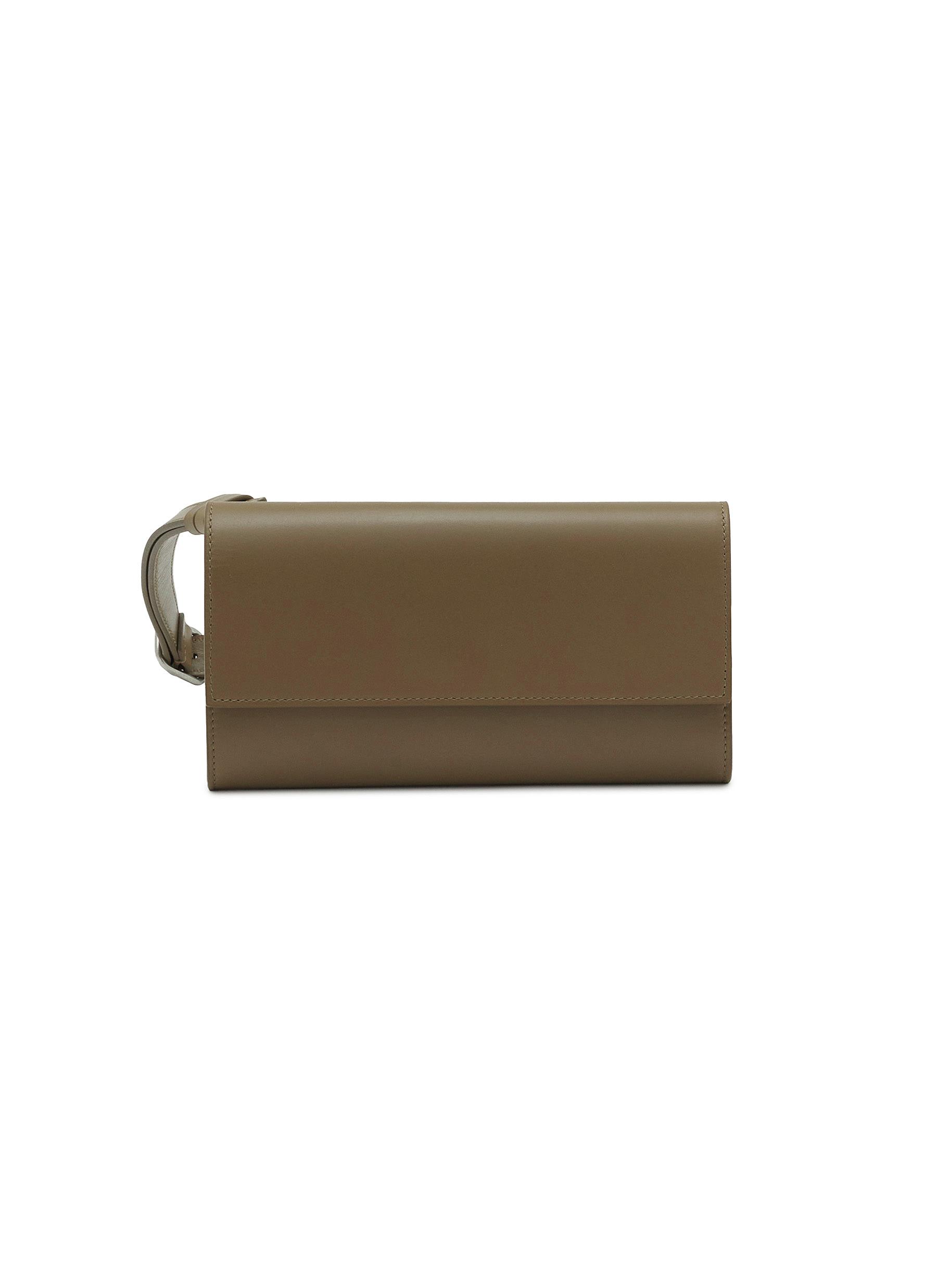【in a row】Flap eyelet belt bag The Row Black Horizontal Belt Bag The Row