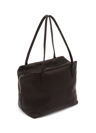 Figure View - Click To Enlarge - THE ROW - Henri Grain Leather Shoulder Bag