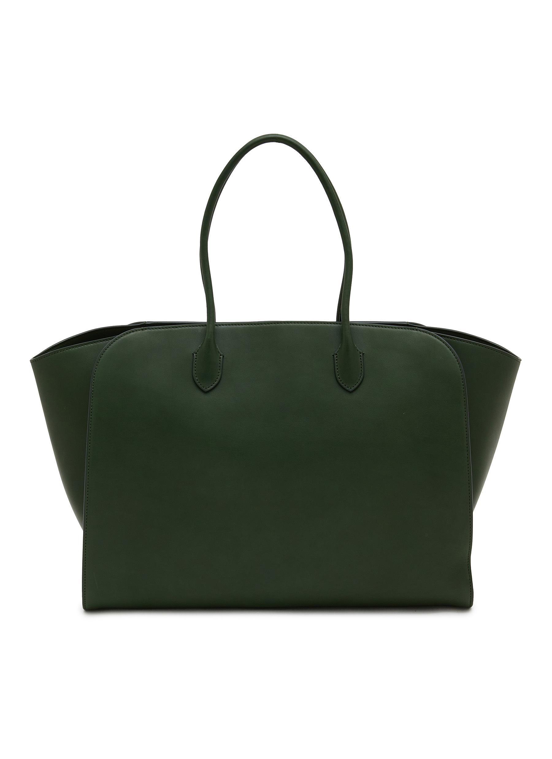 バッグ the row Marlo bag Marlo 17 レザー製のトートバッグ タン – The Row