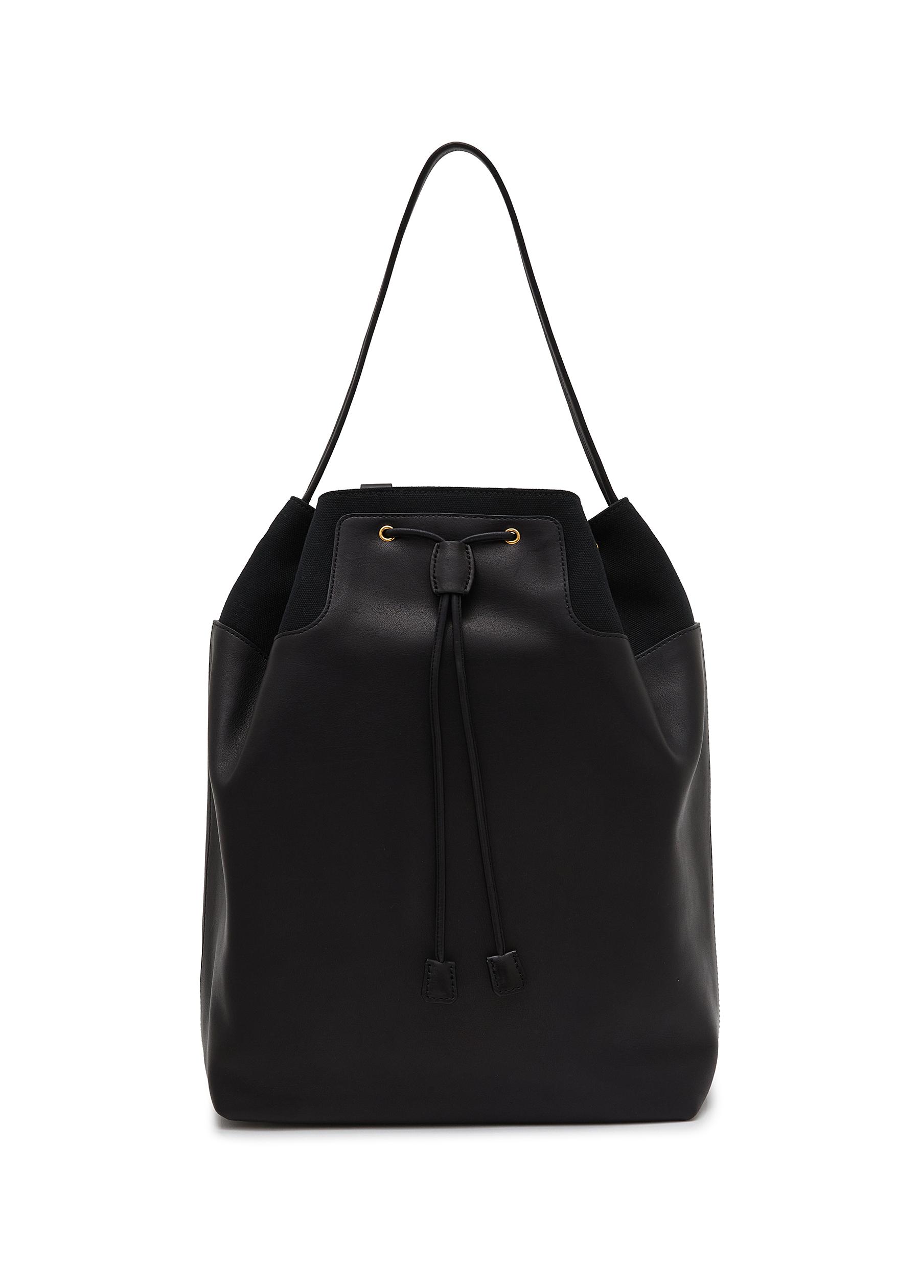 THE ROW | Spring Leather Canvas Backpack | Women | Lane Crawford