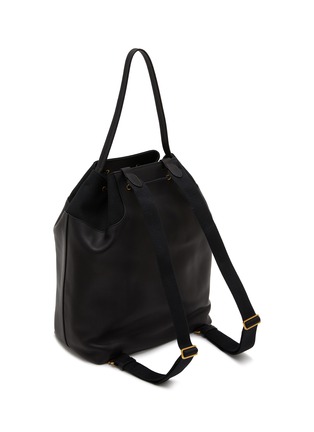 Figure View - Click To Enlarge - THE ROW - Spring Leather Canvas Backpack