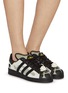 Figure View - Click To Enlarge - ADIDAS - X OFFGOD:TATE Superstar 82 Women's Sneakers