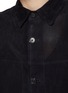 Detail View - Click To Enlarge - EQUIL - Perforated Suede Shirt Jacket