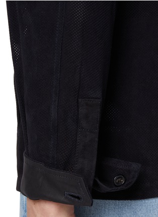  - EQUIL - Perforated Suede Shirt Jacket