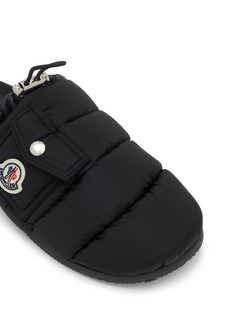 MONCLER | Mon Pocket Padded Leather Mules | Women | Lane MONCLER | Mon Pocket Padded Leather Mules | Women | Lane