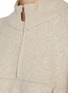  - CLOVE - Half Zip Cotton Cashmere Blend Anorak Sweater