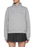 CLOVE High Neck Half Zip Sweatshirt