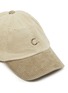 Detail View - Click To Enlarge - CLOVE - Logo Colourblock Cotton Corduroy Baseball Cap