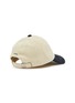 Figure View - Click To Enlarge - CLOVE - Logo Colourblock Cotton Corduroy Baseball Cap
