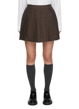 ミニスカート T By Alexander Wang Terry Mini Skirt T BY ALEXANDER WANG | Rhinestone Drawcord Cotton Terry Mini