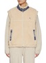 Main View - Click To Enlarge - CLOVE - Stand Collar Paisley Insert Fleece Vest