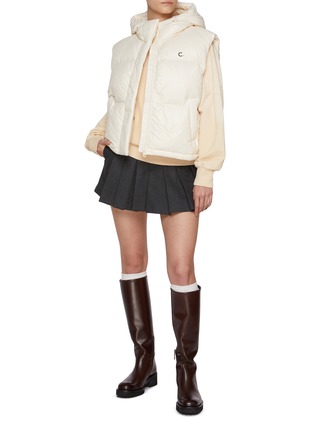 Figure View - Click To Enlarge - CLOVE - Hooded Down Vest