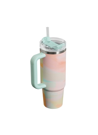 Detail View - Click To Enlarge - STANLEY - The Quencher H2.0 FlowState™ Tumbler 30oz — Warm Serene Brushstrokes