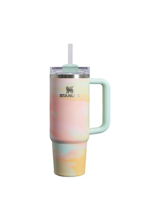 Main View - Click To Enlarge - STANLEY - The Quencher H2.0 FlowState™ Tumbler 30oz — Warm Serene Brushstrokes