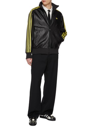 Figure View - Click To Enlarge - ADIDAS - X OFFGOD:TATE Pleather Jacket