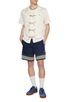 Figure View - Click To Enlarge - ADIDAS - x CLOT by Edison Chen Cotton Bowling Shirt